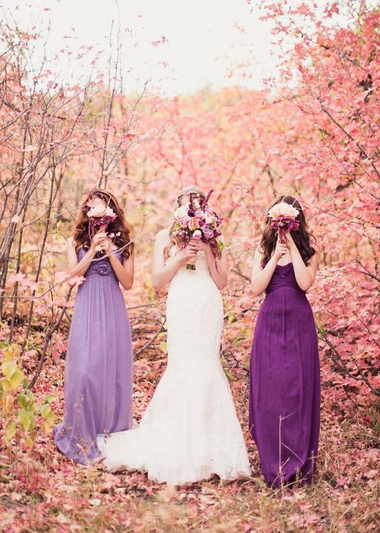 свадьба в нежно фиолетовом стиле