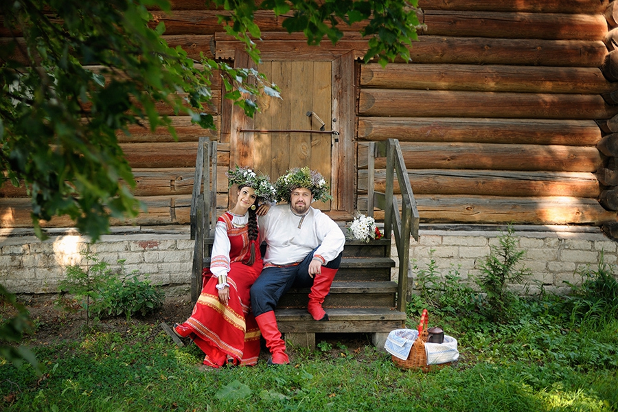 свадьба в русском стиле фото
